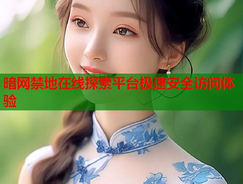 暗网禁地在线探索平台极速安全访问体验