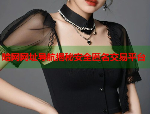 暗网网址导航揭秘安全匿名交易平台