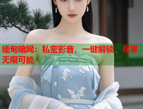缅甸暗网：私密影音，一键解锁，尽享无限可能
