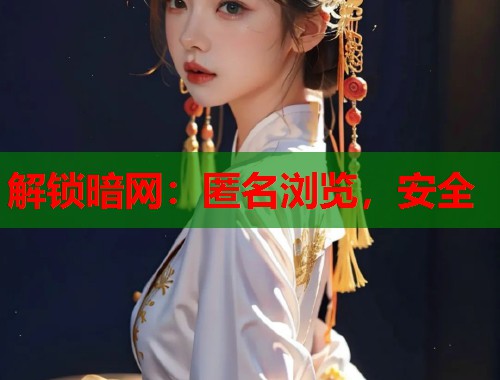 解锁暗网：匿名浏览，安全  第2张