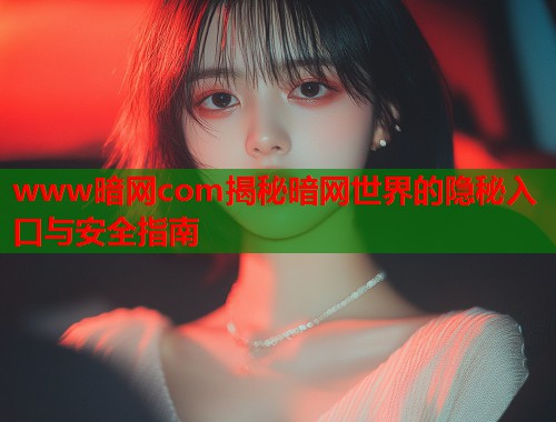 www暗网com揭秘暗网世界的隐秘入口与安全指南  第1张