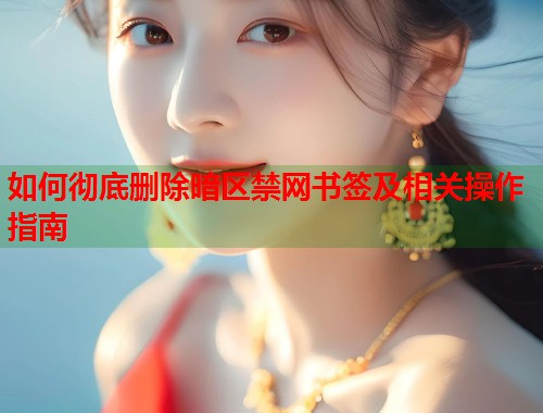 如何彻底删除暗区禁网书签及相关操作指南  第2张