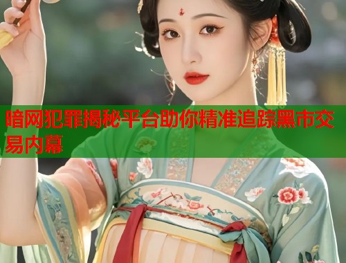 暗网犯罪揭秘平台助你精准追踪黑市交易内幕