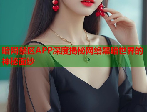 暗网禁区APP深度揭秘网络黑暗世界的神秘面纱