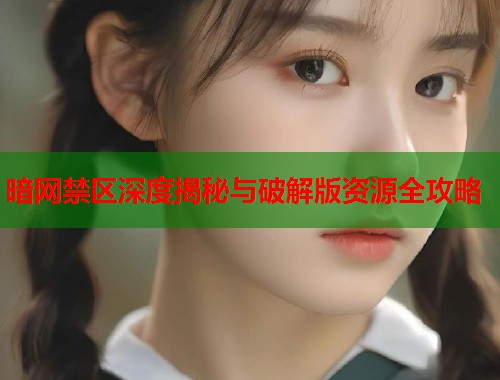暗网禁区深度揭秘与破解版资源全攻略