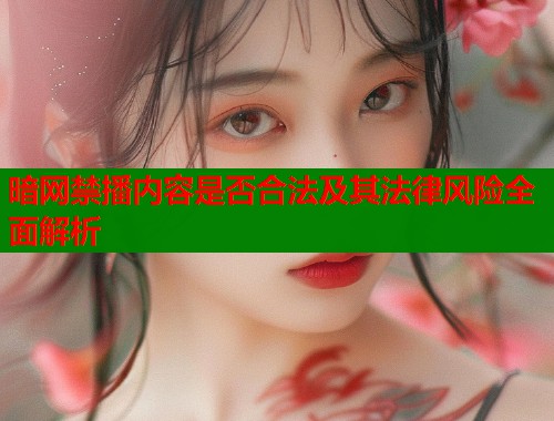 暗网禁播内容是否合法及其法律风险全面解析