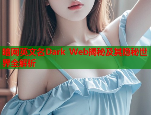 暗网英文名Dark Web揭秘及其隐秘世界全解析  第2张