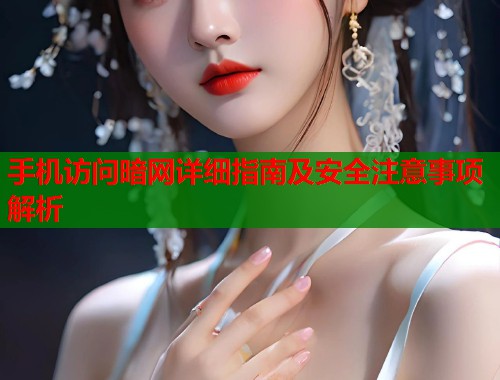 手机访问暗网详细指南及安全注意事项解析