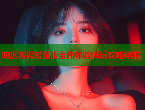 暗区禁网轻量版全新体验畅玩攻略详解