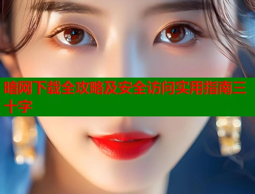 暗网下载全攻略及安全访问实用指南三十字