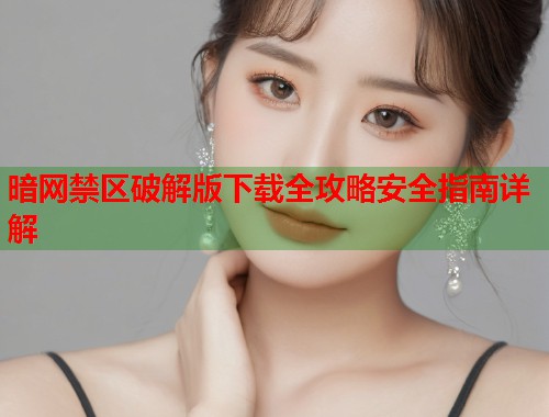 暗网禁区破解版下载全攻略安全指南详解  第1张