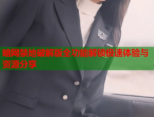 暗网禁地破解版全功能解锁极速体验与资源分享  第1张