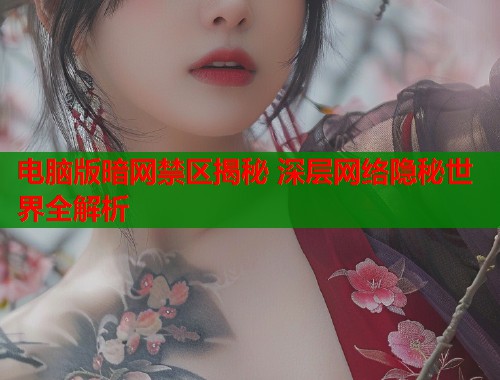 电脑版暗网禁区揭秘 深层网络隐秘世界全解析  第1张