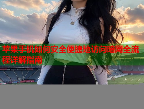 苹果手机如何安全便捷地访问暗网全流程详解指南