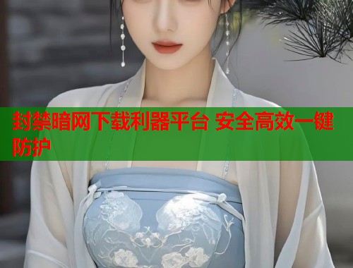 封禁暗网下载利器平台 安全高效一键防护