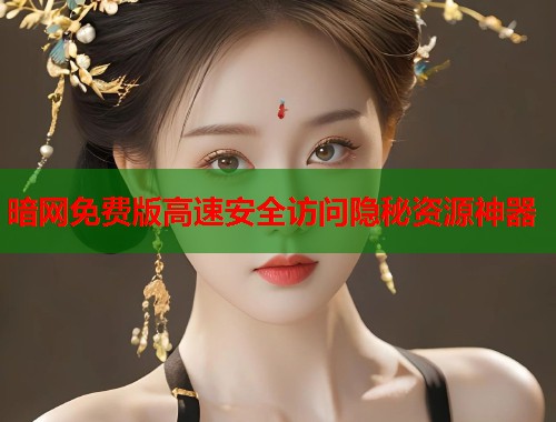 暗网免费版高速安全访问隐秘资源神器