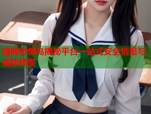 暗网恐惧鸟揭秘平台一站式安全情报与威胁预警