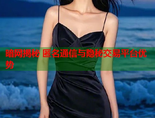 暗网揭秘 匿名通信与隐秘交易平台优势