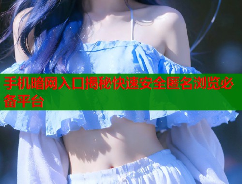 手机暗网入口揭秘快速安全匿名浏览必备平台