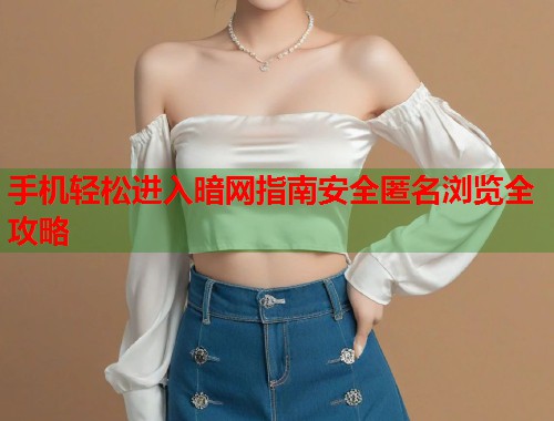 手机轻松进入暗网指南安全匿名浏览全攻略