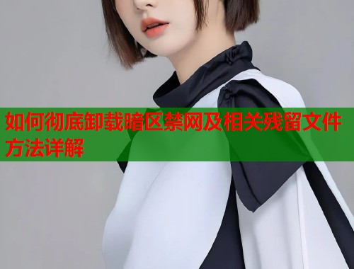 如何彻底卸载暗区禁网及相关残留文件方法详解  第2张