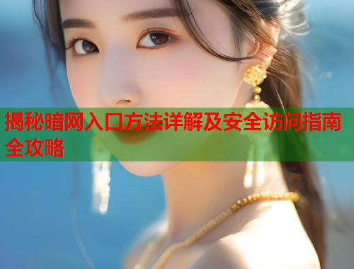 揭秘暗网入口方法详解及安全访问指南全攻略